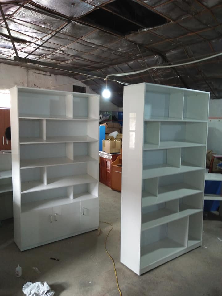 Kệ Trưng Bày Gõ Công Nghiệp Mẫu 04 Hải Phòng